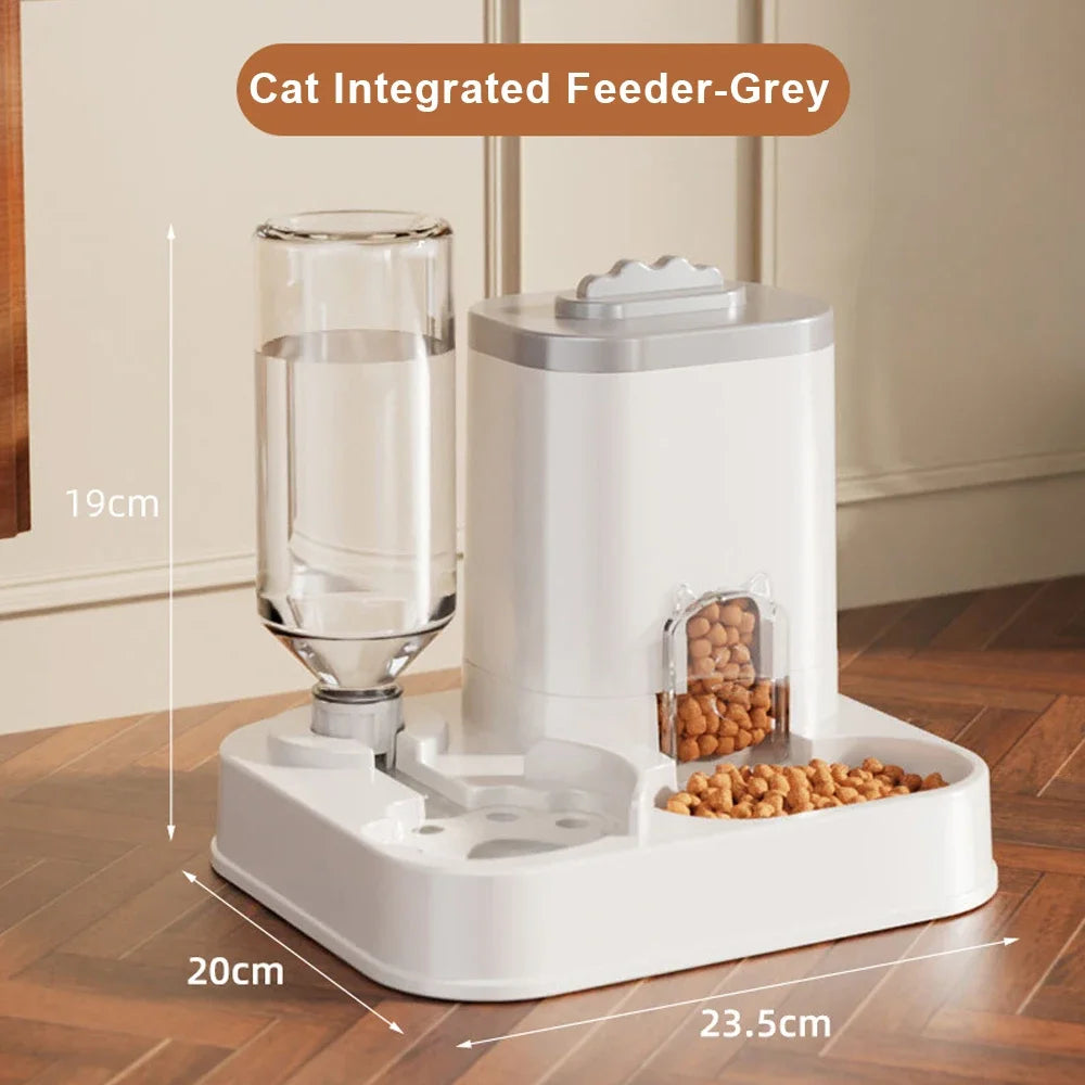Alimentadores e dispensadores de água automáticos para animais de estimação de grande capacidade, adequados para cães e gatos