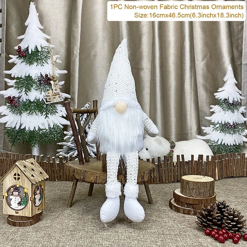 Ornamentos de boneca de natal feliz natal decorações para casa 2025 decoração de natal presentes navidad natal noel decoração de ano novo 2026 presentes