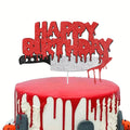 1 unidade de decoração assustadora para bolo de Halloween – um toque original para uma sobremesa doce e horripilante.