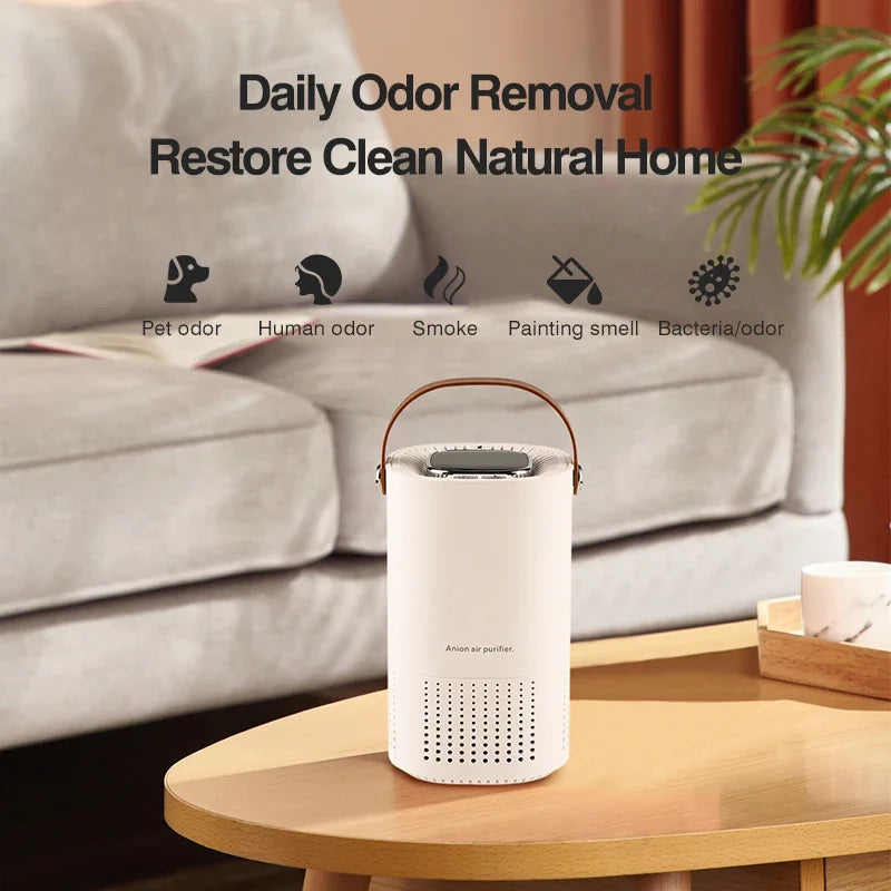 Purificador de Ar Xiaomi Mijia Ionizador Gerador de Íons Negativos Remoção de Odor de Fumaça de Cigarro Filtro HEPA PM 2.5 Purificador de Ar