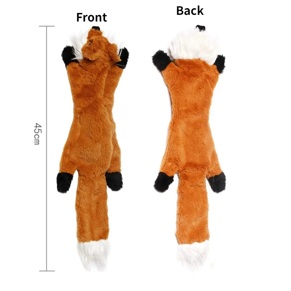 Engraçado animal simulado sem recheio brinquedo do cão com rangidos durável stuffingless pelúcia estridente cão mastigar brinquedo crinkle pet rangido brinquedo Kasa & Pet