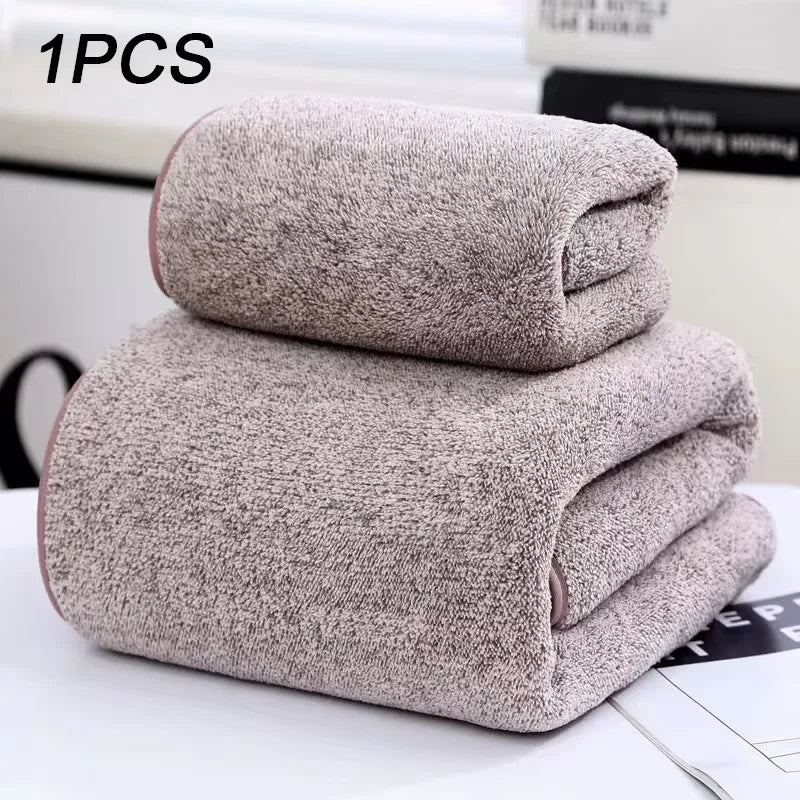 Toalha de banho esportiva espessamento de alta qualidade carvão de bambu coral veludo toalha de banho super absorvente e de secagem rápida