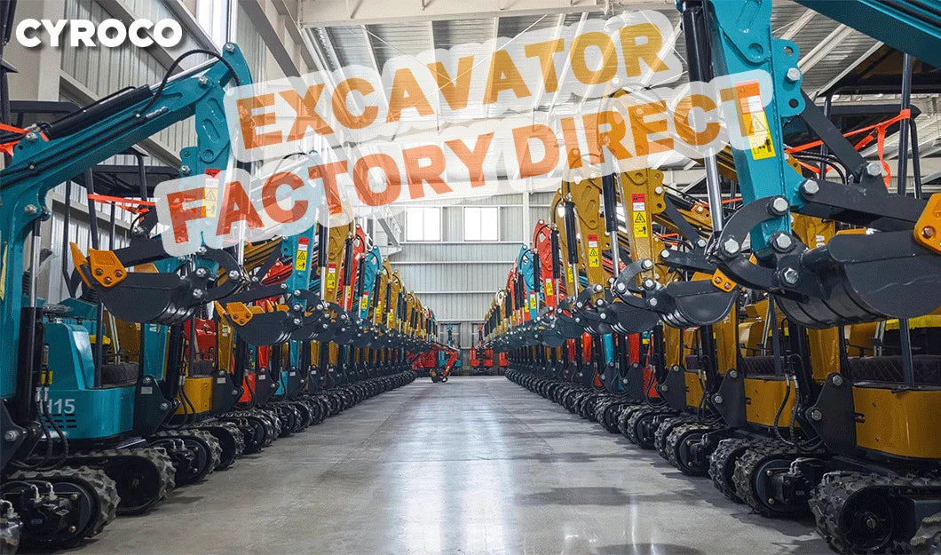 Escavadeira personalizada com motor EURO 5 EPA, 1,2 toneladas, 1,8 toneladas, motor Kubota, miniescavadeira, cabine multifuncional, entrega rápida