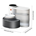 Fonte de água inteligente para animais de estimação, 3l/100oz, automática, fonte de água para gatos, sem filtro, dispensador de beber para gatos e cães pequenos
