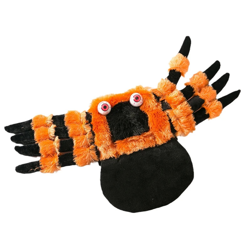 Red Eyed Spider Chest e Back Transformation Traje, Pet roupas, Halloween Party Supplies, Role Playing, bonito, gatos, cão
