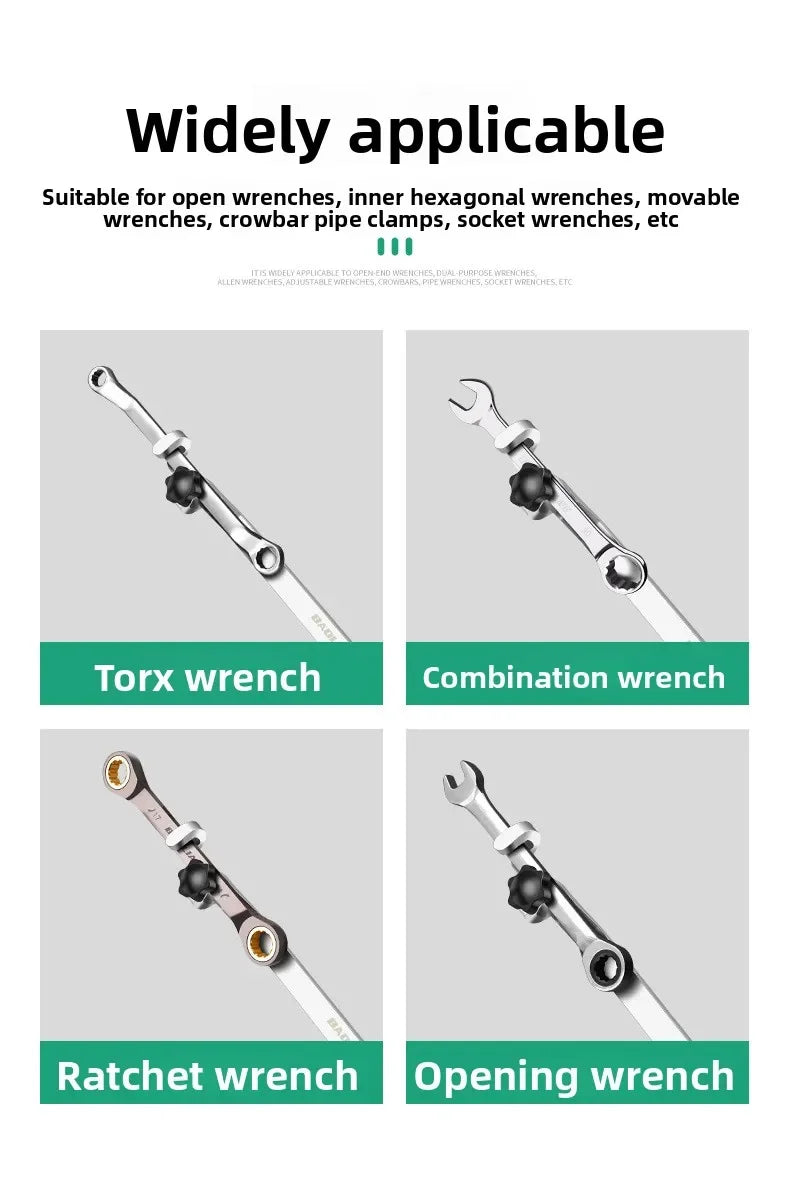 Extensor de Chave de Boca 40/50cm, Barra de Extensão para Chave de Boca, Ferramenta de Extensão de Catraca, Amplificador de Torque que Economiza Esforço para Locais de Difícil Acesso