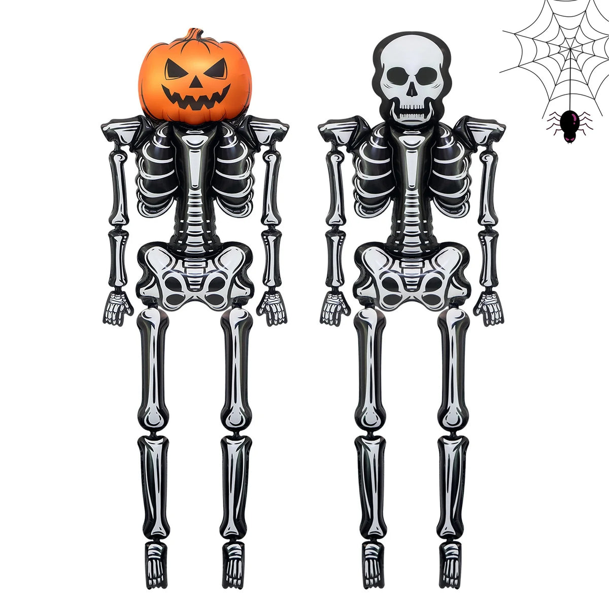 Balão de Caveira de Halloween, Balão Gigante de Esqueleto, Decoração de Caveira de Halloween, Decoração de Halloween, Festa de Terror para o Dia dos Mortos