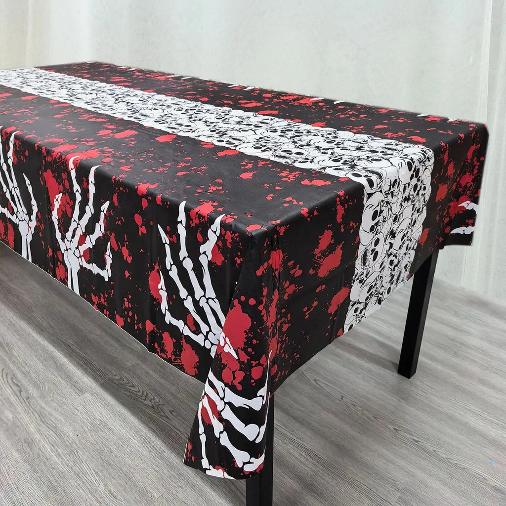 Halloween terror abóbora fantasma decoração toalhas de mesa, para festa de halloween diy decoração de mesa suprimentos