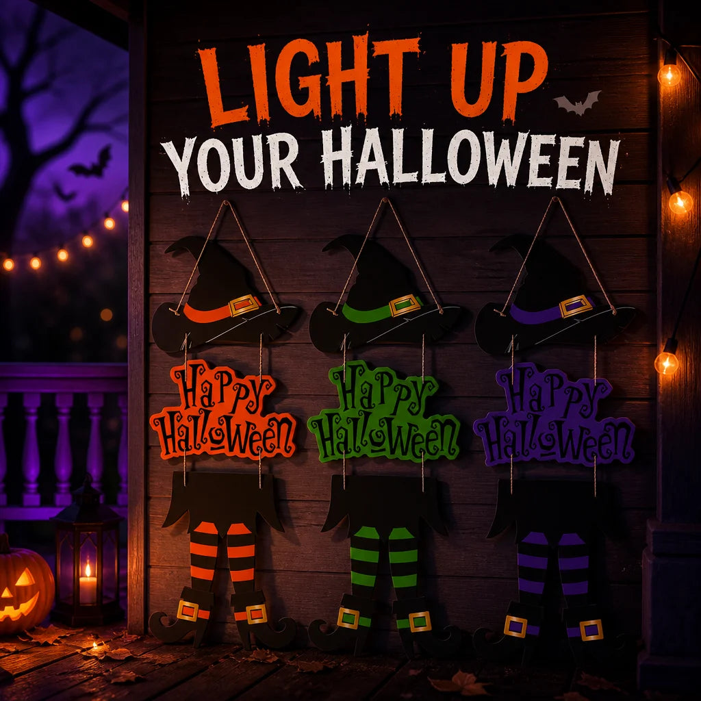 Decorações de Halloween para festas, quintais, shoppings, bares, acessórios de suspensão para portas e festivais dos fantasmas.