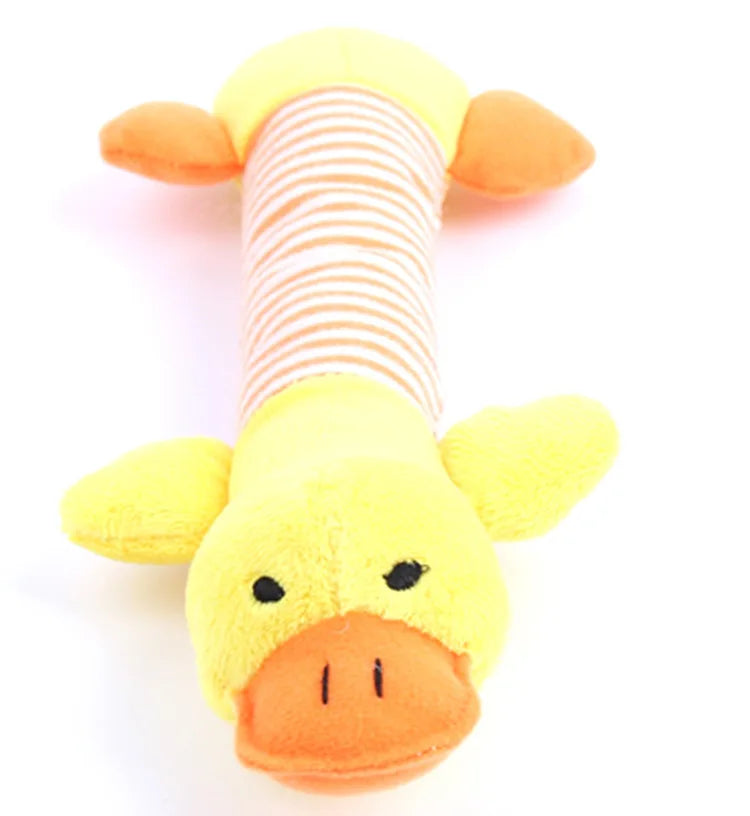 Engraçado animal simulado sem recheio brinquedo do cão com rangidos durável stuffingless pelúcia estridente cão mastigar brinquedo crinkle pet rangido brinquedo