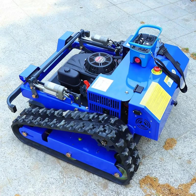 Cortador de grama com controle remoto personalizado, cortador de grama sem fio autopropelido de 4 tempos com motor elétrico, adequado para gramados de jardim