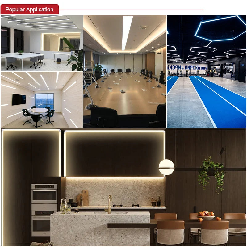 A espiga listada ul conduziu a luz de tira 320 480 leds/m 16.4ft fita flexível de alta densidade ra90 3000k 4000k 6500k regulável conduziu luzes dc12v 24v
