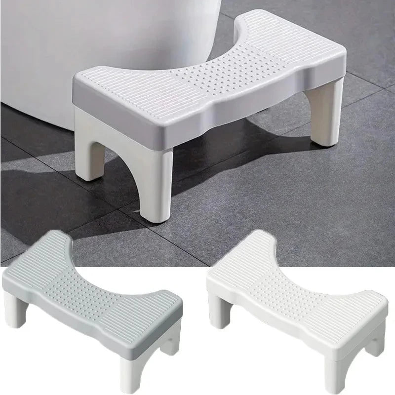 Banquinho para Banheiro, Apoio para os Pés Grosso e Durável, Auxiliar para Agachamento, Descanso para os Pés para Adultos, Crianças e Gestantes, Banquinho de Apoio para o Banheiro em Casa
