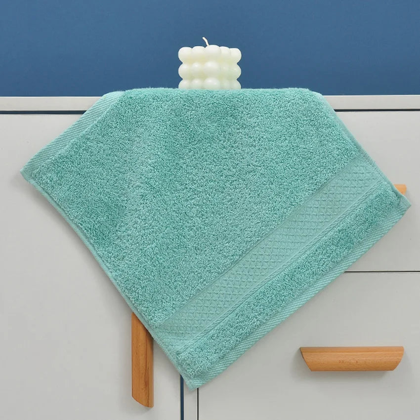 20 cores lenços toalhas de algodão de alta qualidade pequena toalha cor sólida macio grosso 34*34cm para adultos crianças toalhas de mão toalhas