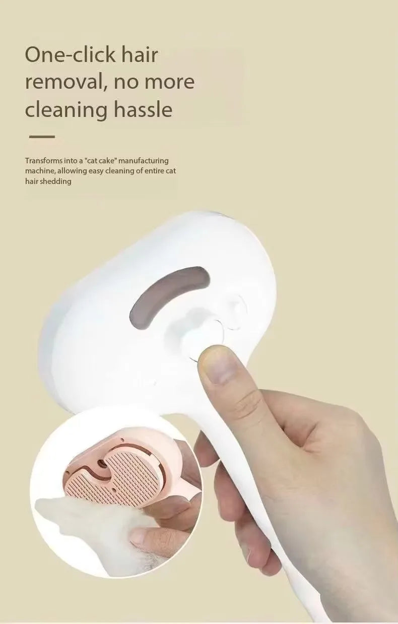 Pet Spray Hair Comb Pet Hair Remover Cleaning Brush Cats Grooming Dog Accessories Tools Dematting Water Mist Humidifier Comb