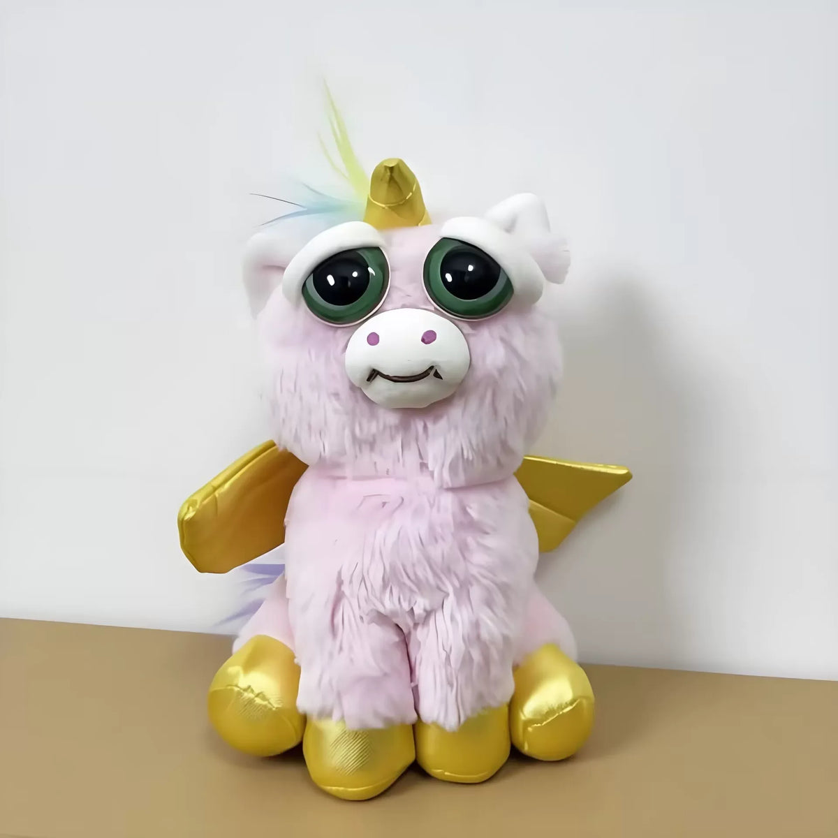 Boneco de Animal de Tamanho Médio Feisty Pets, Panda com Rosto Intercambiável, Brinquedo Interativo para Crianças Kasa & Pet