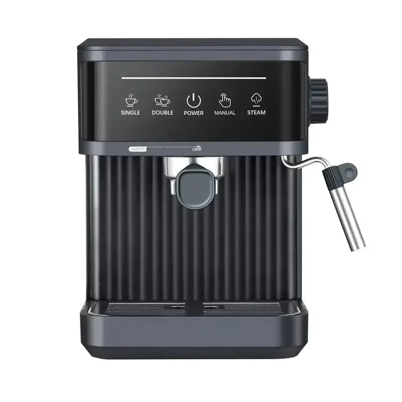Máquina de café expresso elétrica profissional italiana máquina de café expresso semi italiano cappuccino batedor de leite máquinas de café 20bar