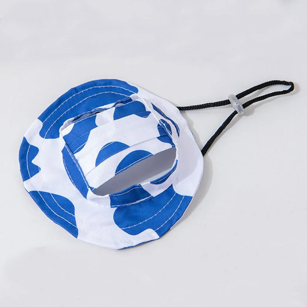 Chapéu de Sol para Pets Ajustável para Cães e Gatos de Pequeno e Médio Porte, Shiba Inu, Corgi, Filhotes, Gatinhos