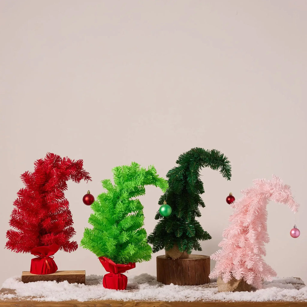 Ornamento de árvore de natal durável mini decoração de árvore de natal adereço para festas de natal reuniões de família decoração diária de mesa