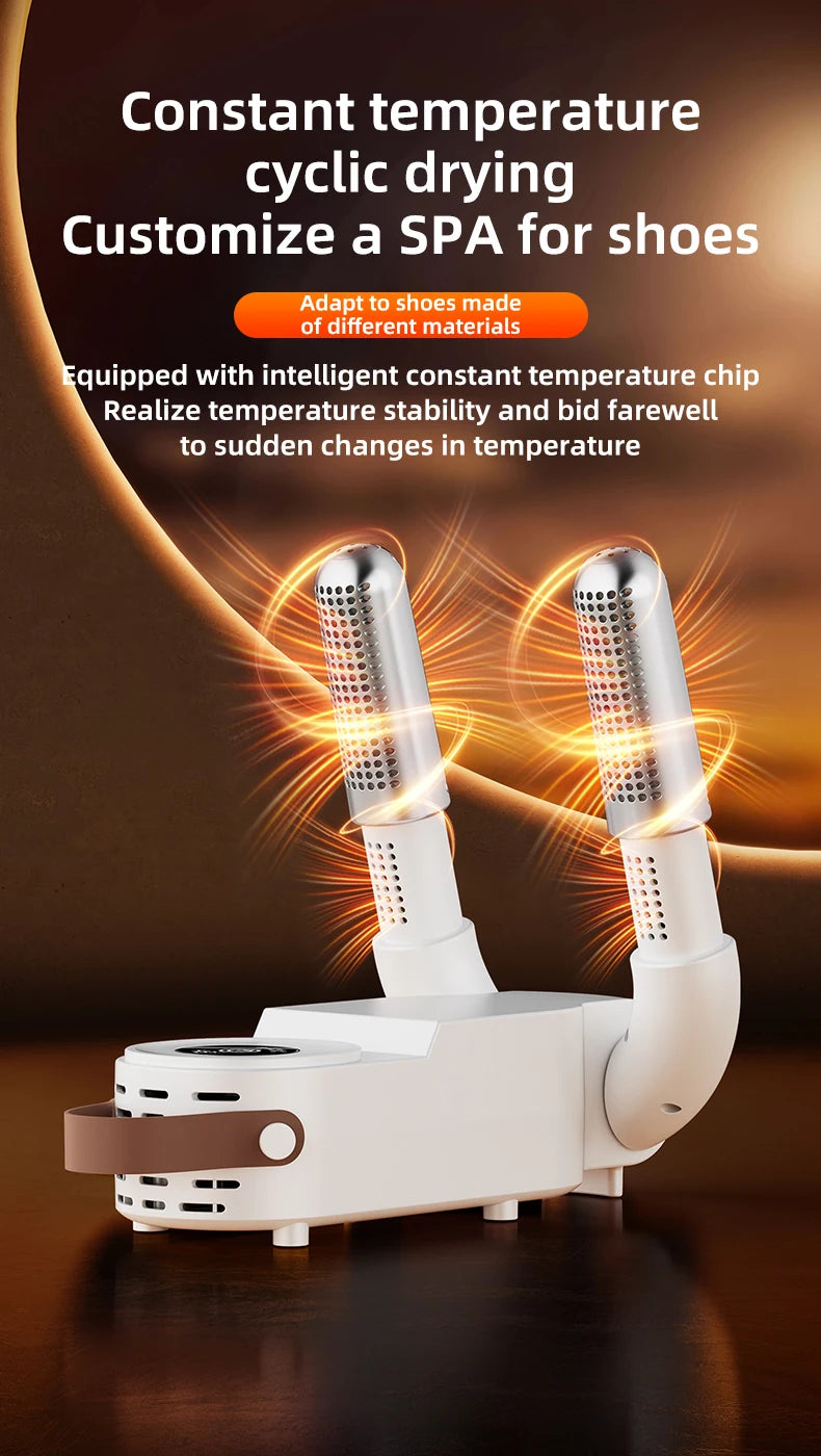 HOMEFISH Secador de sapatos elétrico estilo coreano 220V - Aquecedor de calçados para desodorização e esterilização de aparelhos para uso doméstico