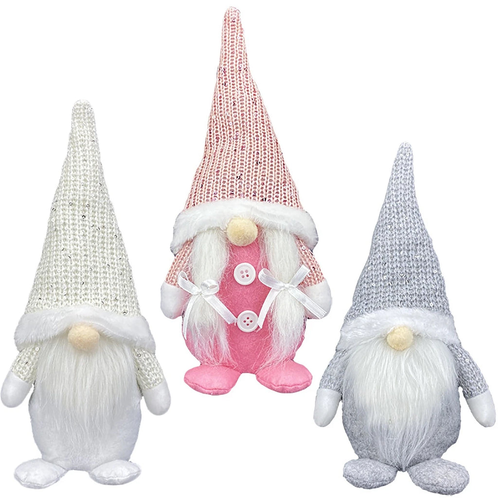 Gnome natal boneca sem rosto ornamento feliz natal decorações para casa 2024 navidad natal cristmas presente de natal ano novo 2025
