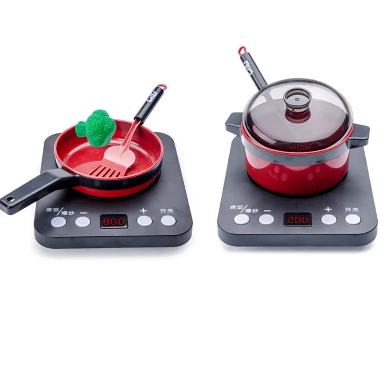 Conjunto de brinquedos de cozinha para crianças menina cozinhar bebê corte frutas cozinhar utensílios de cozinha simulação educação fingir jogar