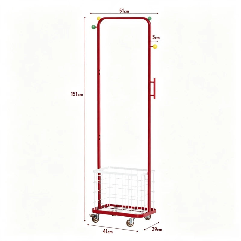 Cabideiro Suspenso para Roupas, Armazenamento para Quarto, Carrinhos para Hall de Entrada, Cabideiro Economizador de Espaço, Perchero de Pé Robusto, Mobiliário para Sala