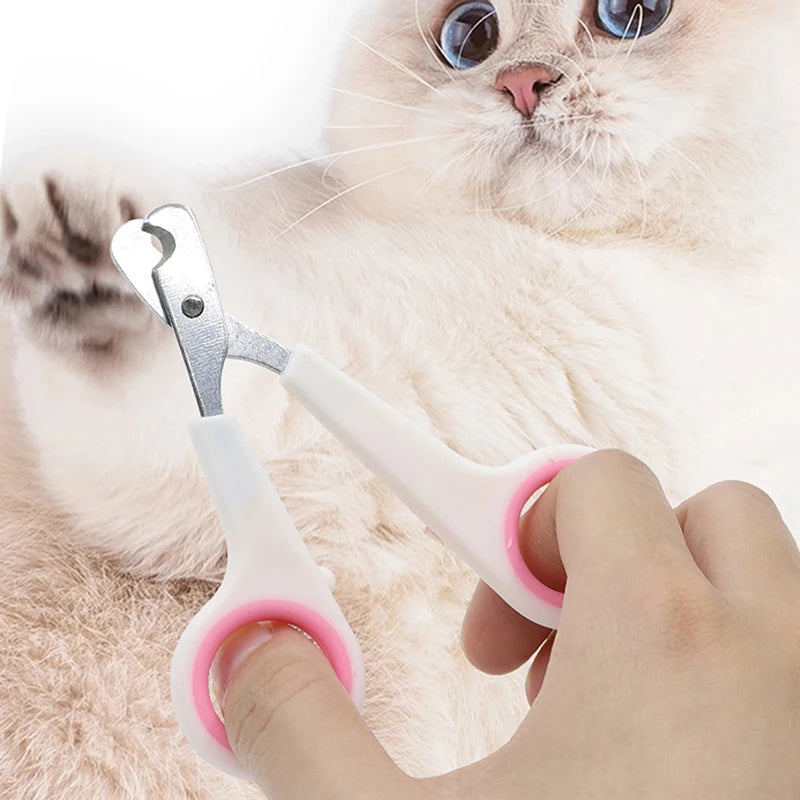 Tesoura profissional para unhas de gato, cortador de unhas para cães e animais de estimação, aparador de garras, suprimentos para tosa de animais de estimação, utensílios para animais de estimação