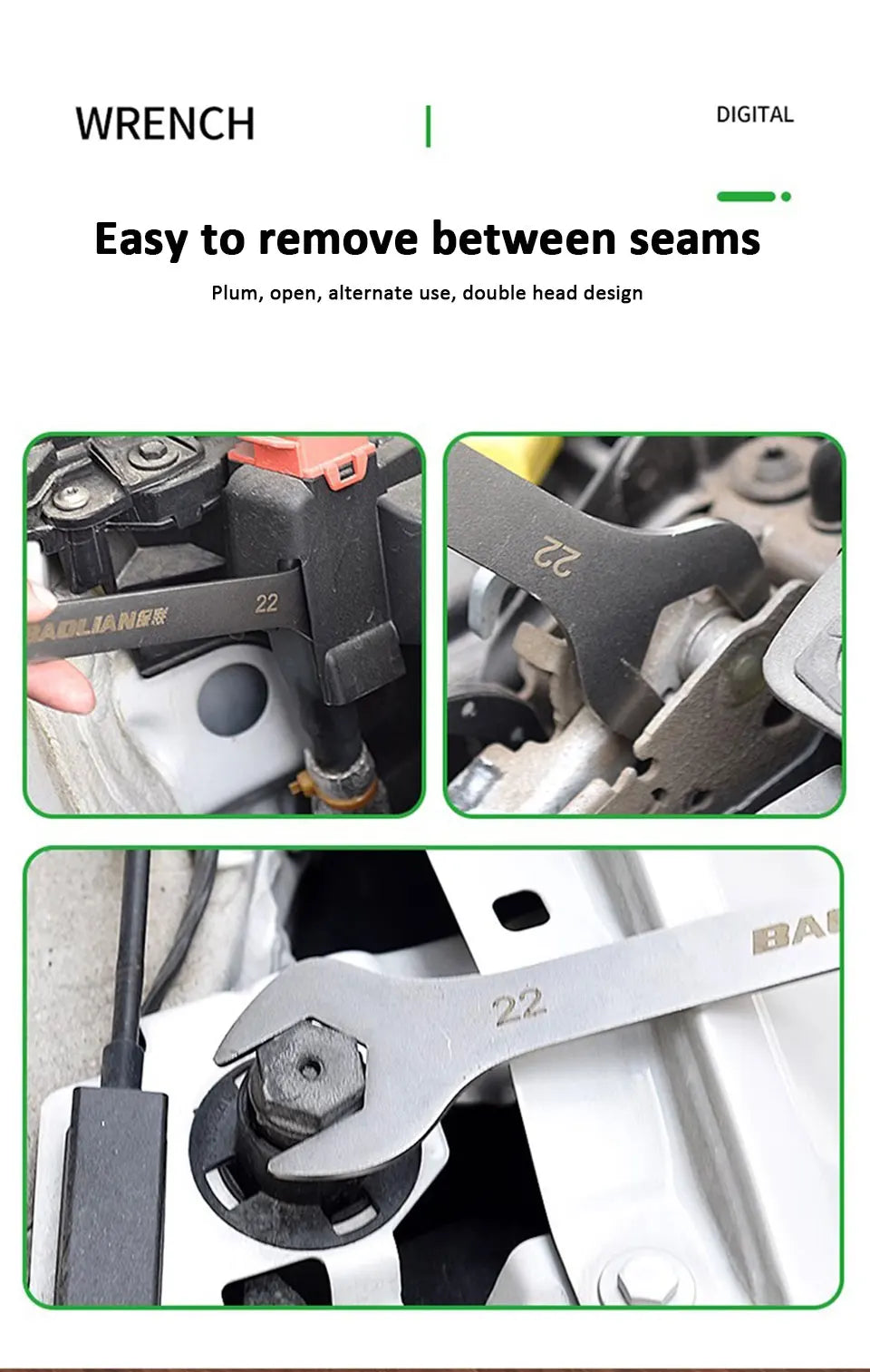 Chave de extremidade aberta fina 5-32mm chave de catraca multi-função dupla extremidade fixa chave aberta bicicleta motocicleta ferramentas de reparo de carro