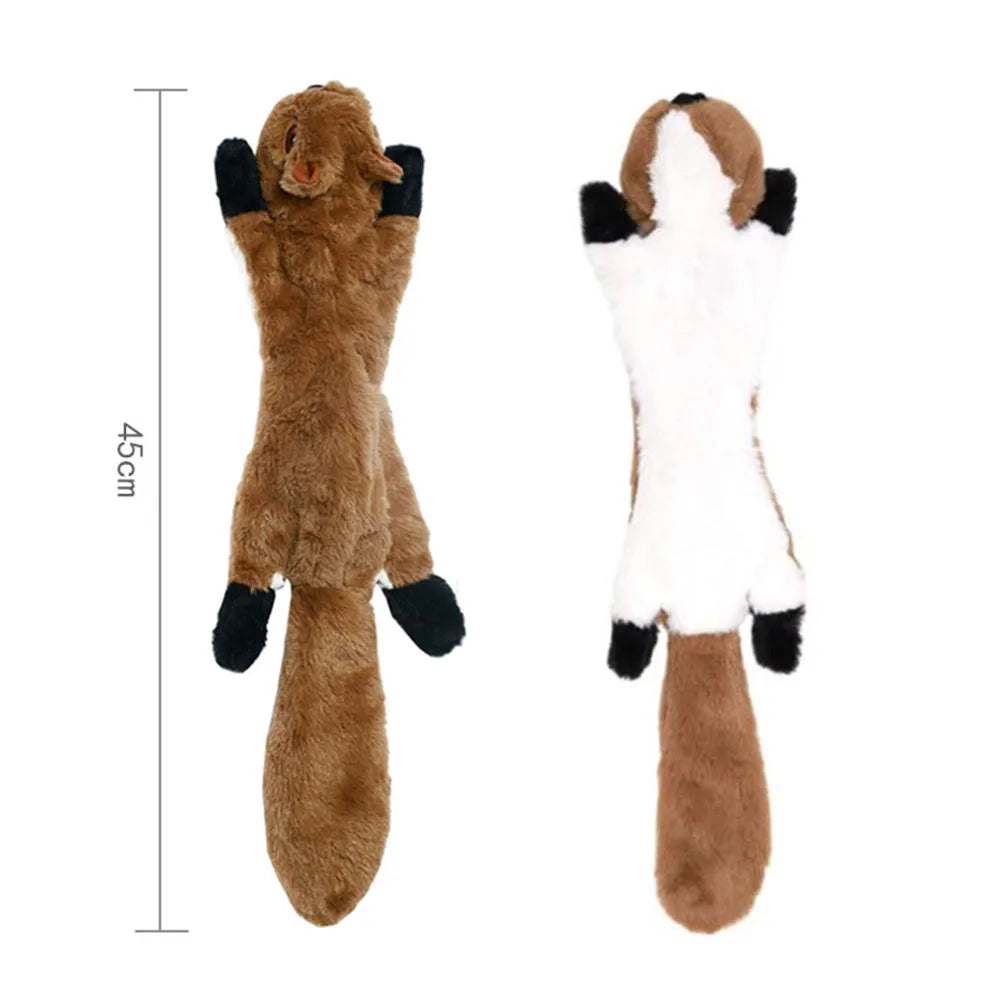 Engraçado animal simulado sem recheio brinquedo do cão com rangidos durável stuffingless pelúcia estridente cão mastigar brinquedo crinkle pet rangido brinquedo