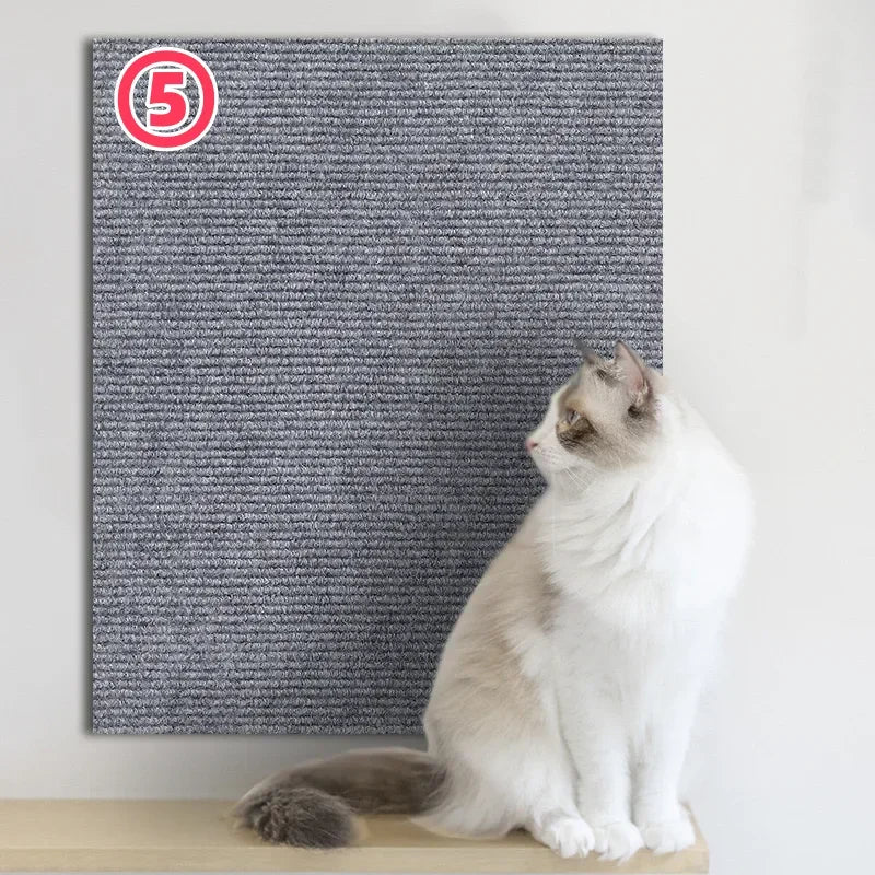 Cortável auto-adesivo tapete gatos placa de risco parede anti gato risco sofá diy gatos placa de risco sofá proteção patas afiar Kasa & Pet
