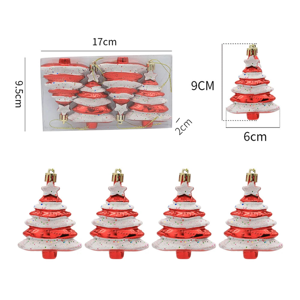 Decorações de doces para árvore de natal, bastão de doces vermelho e dourado, pinhas, decoração de casa de natal 2025, enfeite de árvore de natal