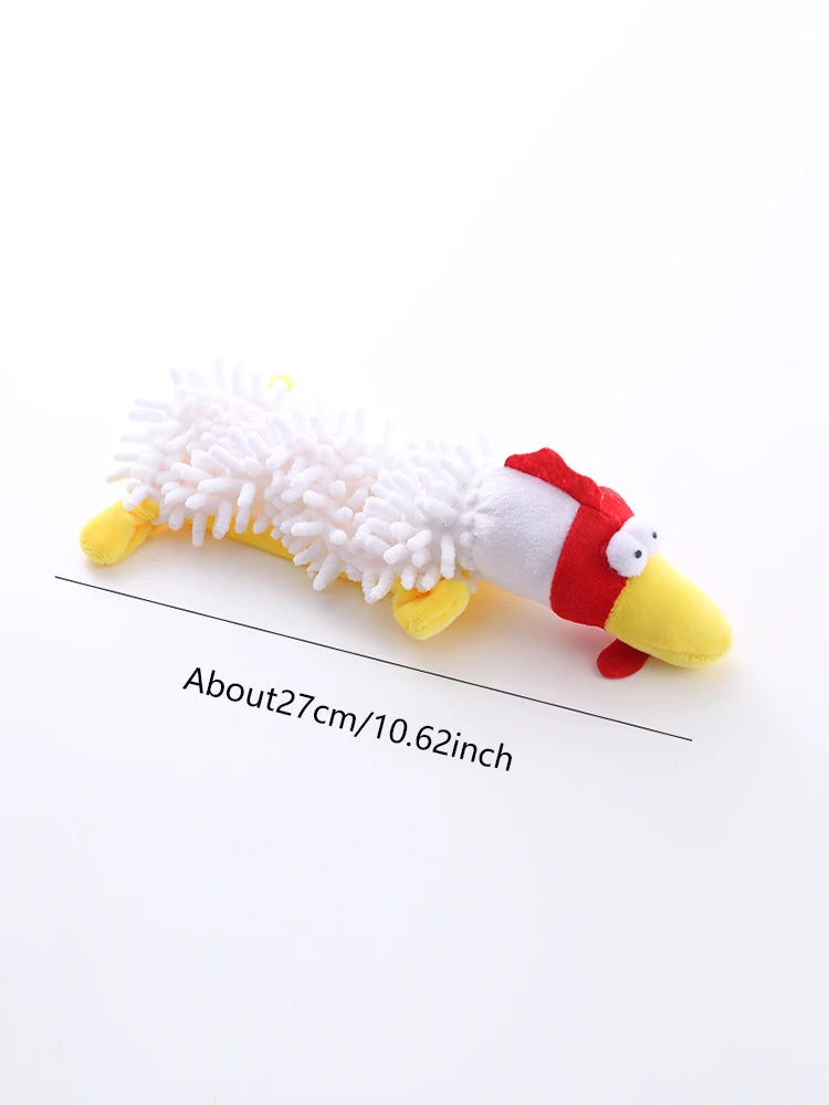 Brinquedo para cachorro de estimação, brinquedo de pelúcia com som, esfregão, concha de pele, sapo, hipopótamo, suprimentos de moagem de dentes