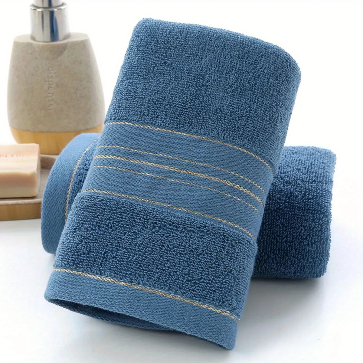 Toalha de banho 100% algodão puro, toalha de banheiro multiuso macia e absorvente de secagem rápida de alta qualidade Kasa & Pet