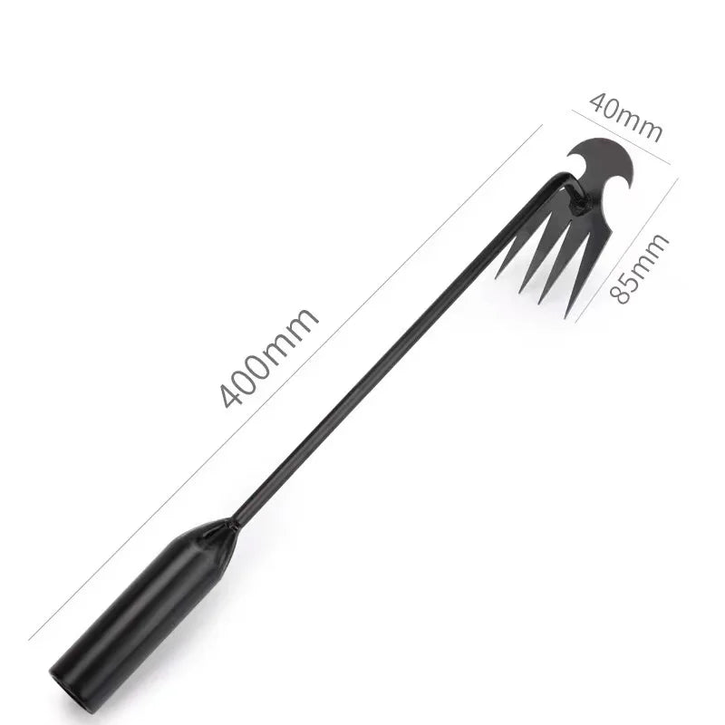 4 dentes-capinador manual multifuncional para jardim-ferramenta de capina de jardim durável e portátil para jardinagem de vegetais e plantas agrícolas - Kasa & Pet
