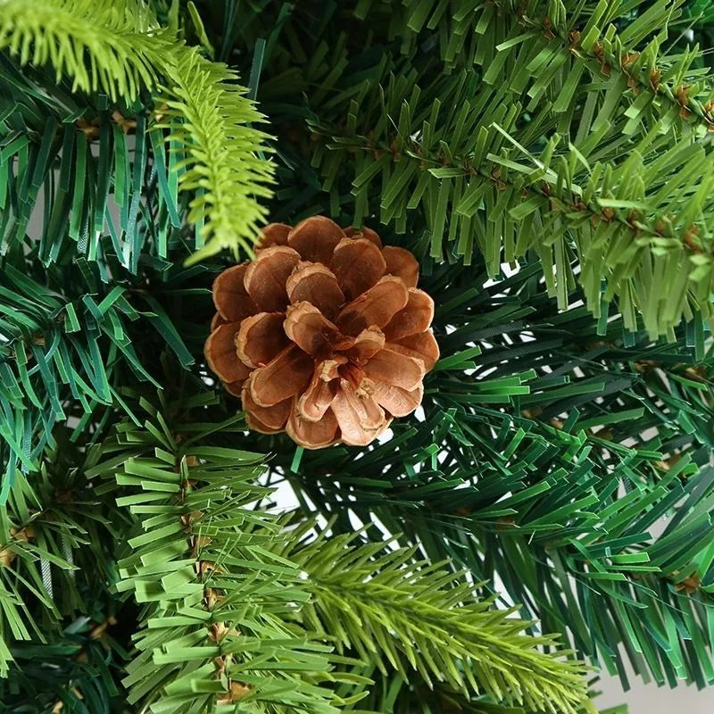 Guirlanda de Natal com Pinhas e Frutas Vermelhas, Árvore de Natal Artificial, Guirlanda de Galhos de Pinheiro, Decoração para Festas em Casa
