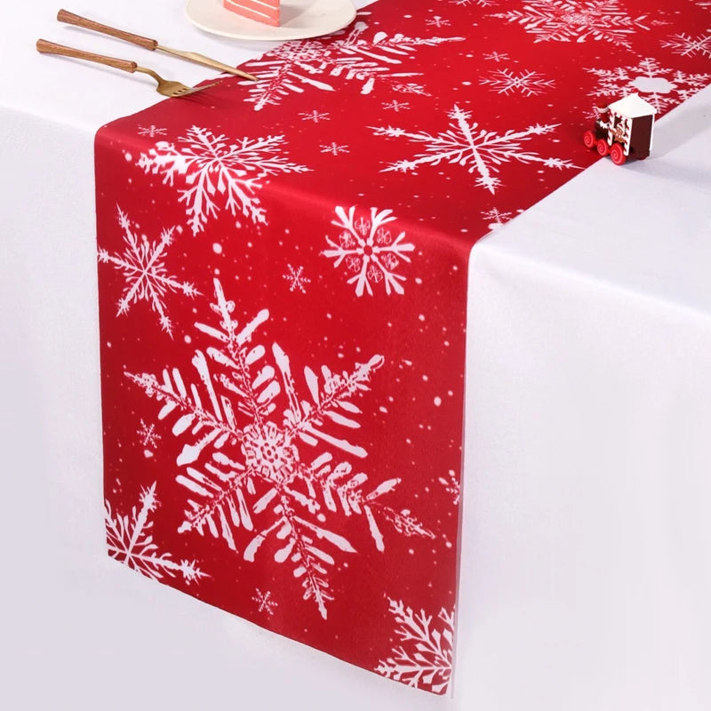 Feliz natal corredor de mesa natal capa de mesa decorações de natal para casa 2025 navidad natal presentes ano novo 2026 toalha de mesa