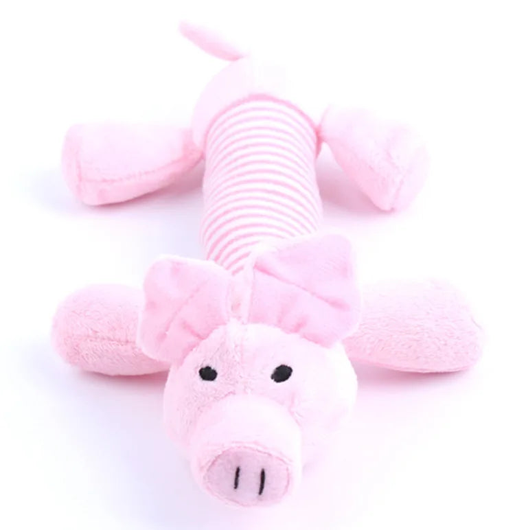 Engraçado animal simulado sem recheio brinquedo do cão com rangidos durável stuffingless pelúcia estridente cão mastigar brinquedo crinkle pet rangido brinquedo