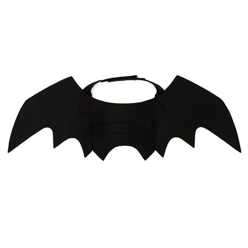 Fantasia de Halloween 2026 para Pets: Asas de Morcego Pretas com Arnês para Gatos e Cães – Perfeita para Festas e Cosplay de Halloween – Acessório Essencial para Pets