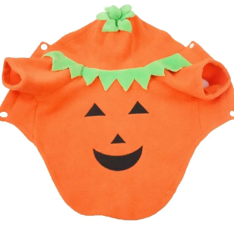 Fantasia de Abóbora para Cães, Oferta Imperdível de Halloween, Roupa Casual para Outono/Inverno.
