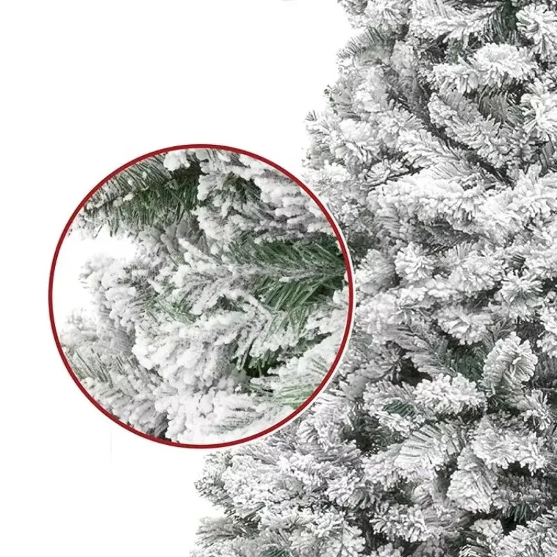 1-2PCS Árvore de Natal Artificial de 45cm, Árvore de Pinheiro Coberta de Neve