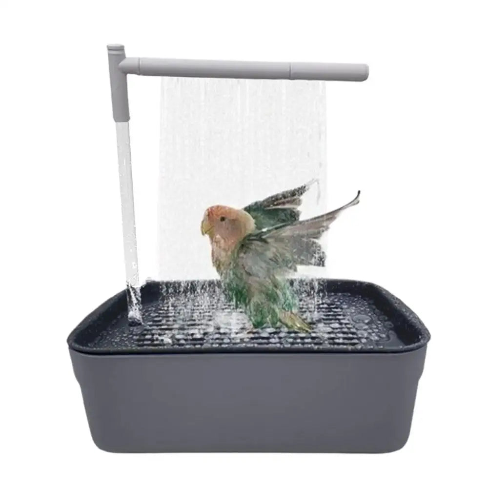 Chuveiro para Pássaros, Banheira Automática Recarregável com Torneira Circulante, Acessórios para Banho de Animais de Estimação