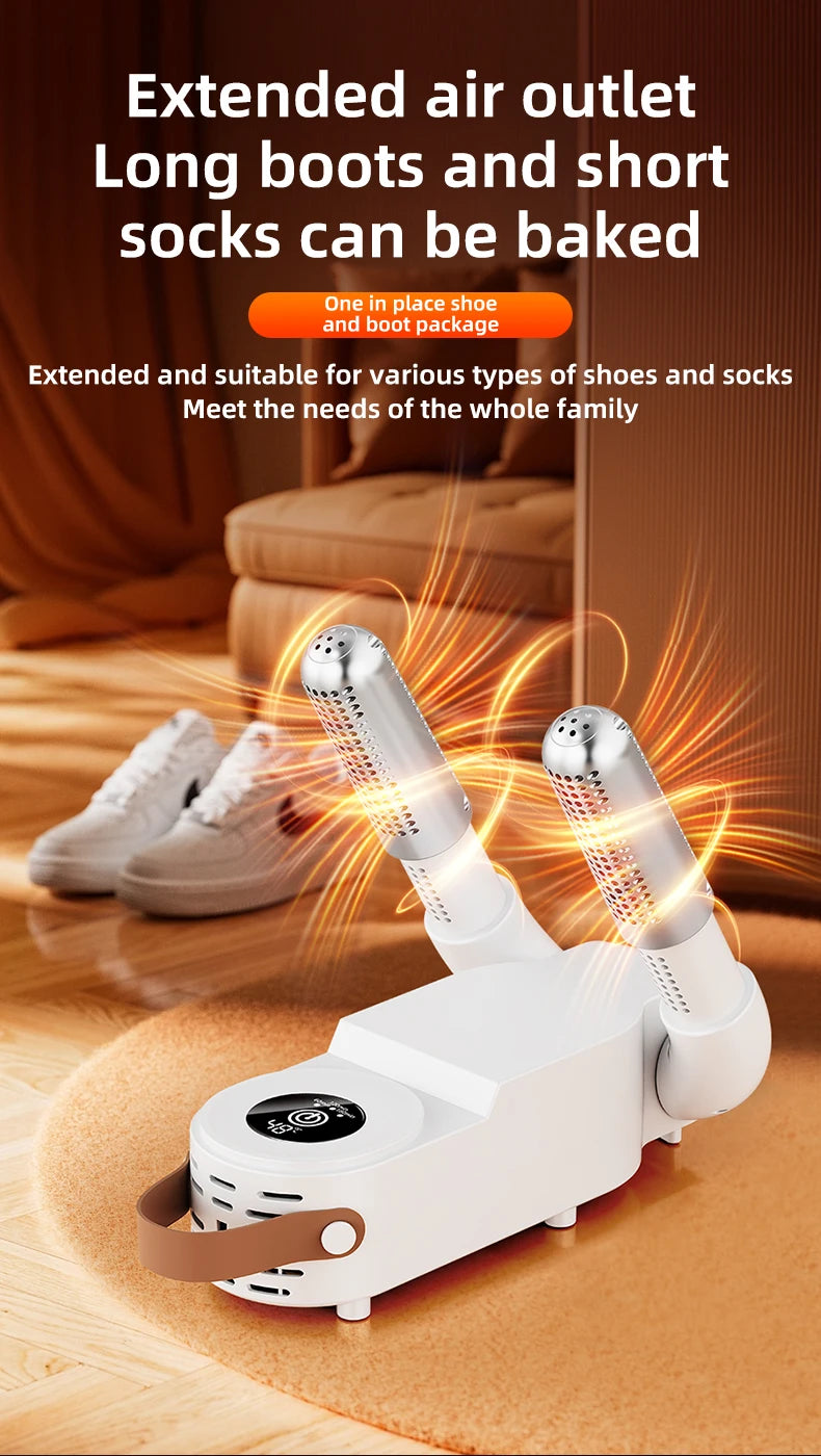 HOMEFISH Secador de sapatos elétrico estilo coreano 220V - Aquecedor de calçados para desodorização e esterilização de aparelhos para uso doméstico