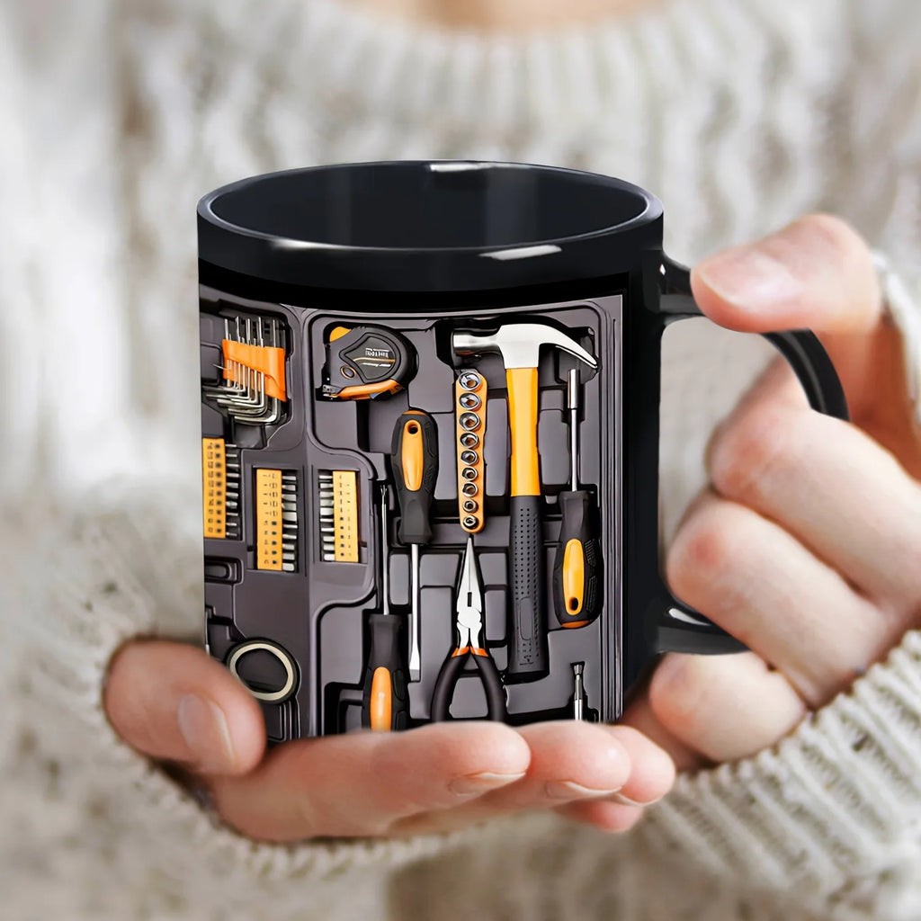 Caneca de Cerâmica Criativa 3D para Café, Chá e Água, Caneca de Café da Manhã, Utensílio Doméstico, Presente de Aniversário
