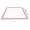 Fralda para animais de estimação, 50 peças, 60*90cm, 60*60cm, fraldas descartáveis para treinamento de cachorros, almofadas de xixi, superfície de secagem rápida, almofada limpa, fornecimento de cachorro