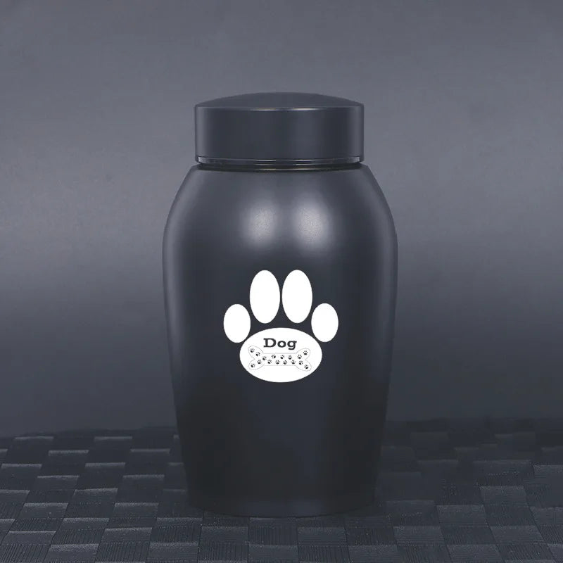 2025 aço inoxidável cinzas do cão urna cão gato pássaro mouse cremação cinzas urna pet lembrança frasco selado funeral para cães suprimentos