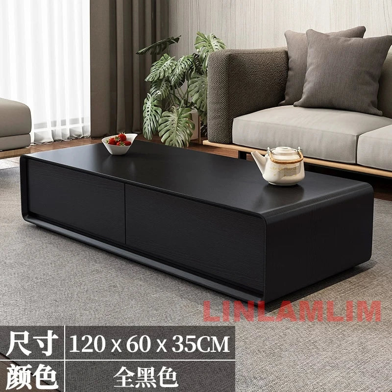 Conjunto de Móveis Modernos Brancos para Sala de Estar, Mesa de Café e Rack para TV com Armários de Armazenamento, Conjunto de Centro de Entretenimento Contemporâneo