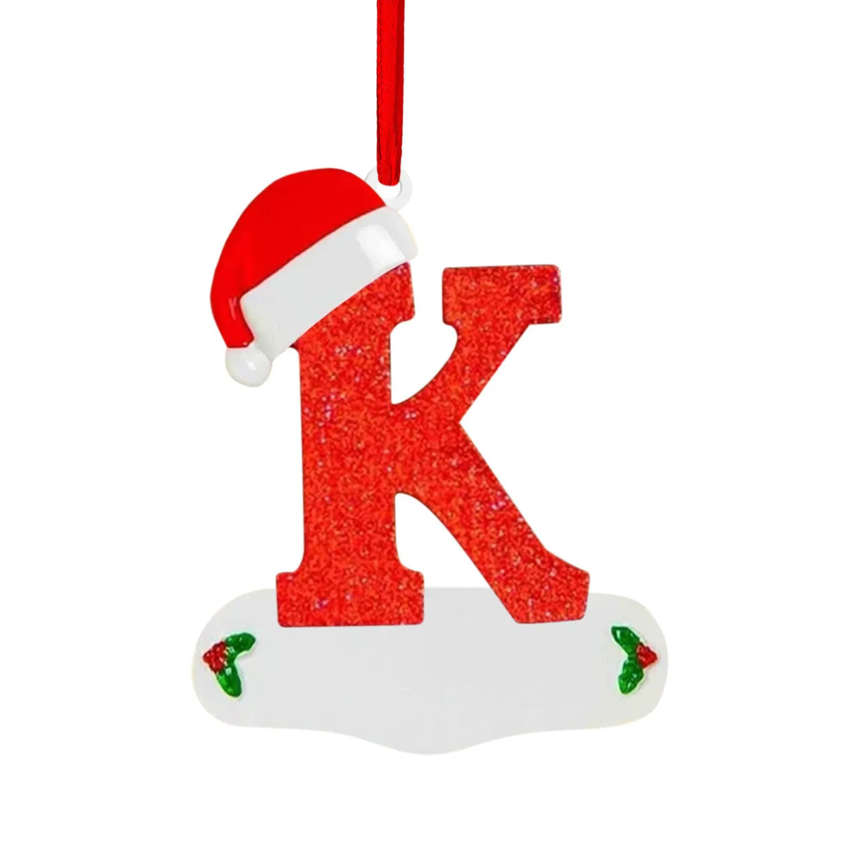 Personalize Decoração De Natal, 26 Letras, Pingente para Árvore De Natal Decor,DIY Nome Ornamento