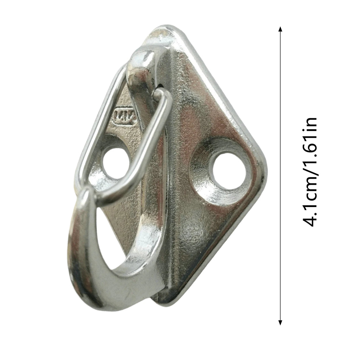 Suporte de Parede em Aço Inoxidável para Coleiras de Cães e Correntes de Animais de Estimação, com Gancho de Fixação, para Uso Externo em Cercas