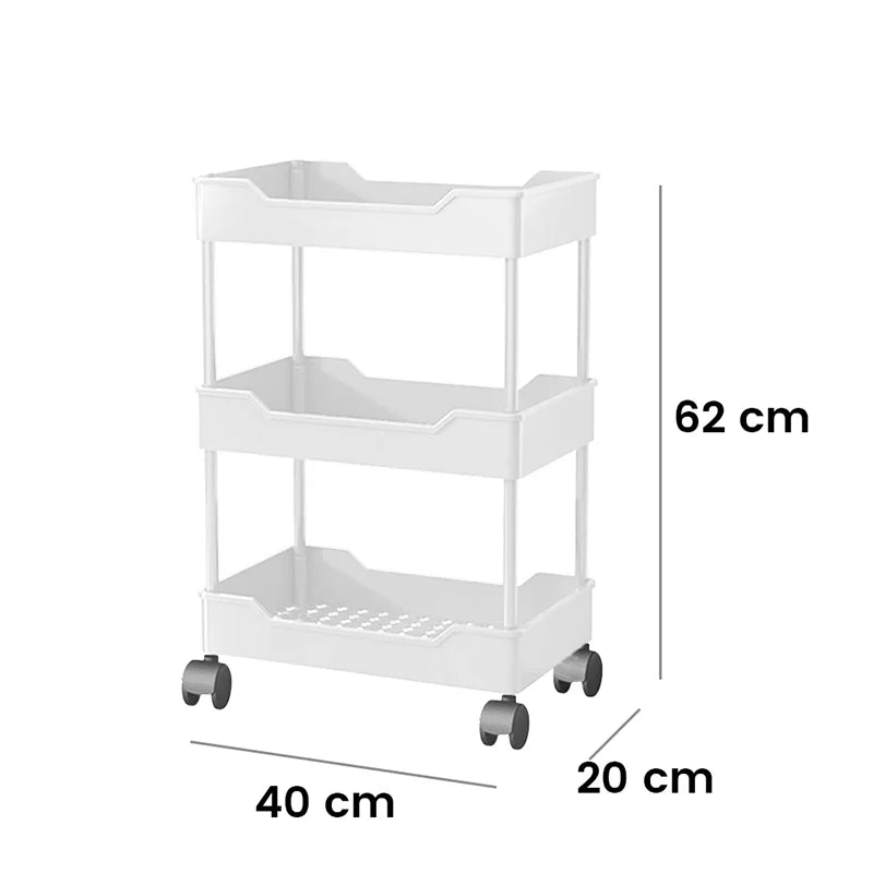 Carrinho organizador de cozinha móvel de 3/4 camadas com rodas, carrinho de armazenamento, prateleira, banheiro, rack de armazenamento, carrinho de bar